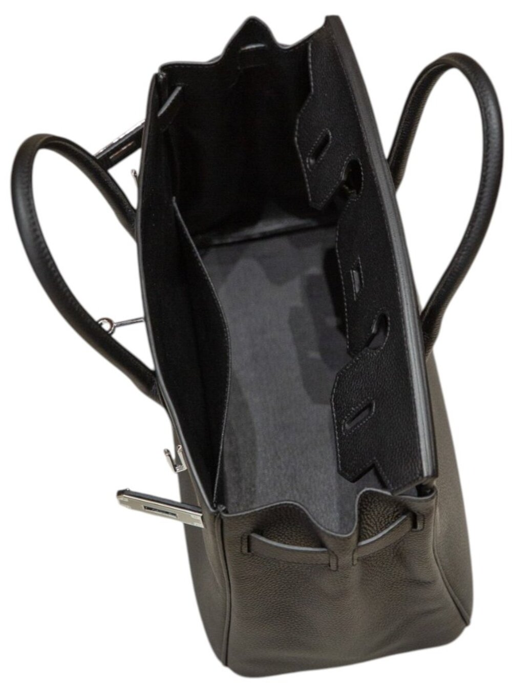 The Ellington 30 - Noir | Black - Top Handle Satchel Bag - Picture 8 of 10